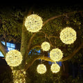 Guirlande lumineuse à boules tressées