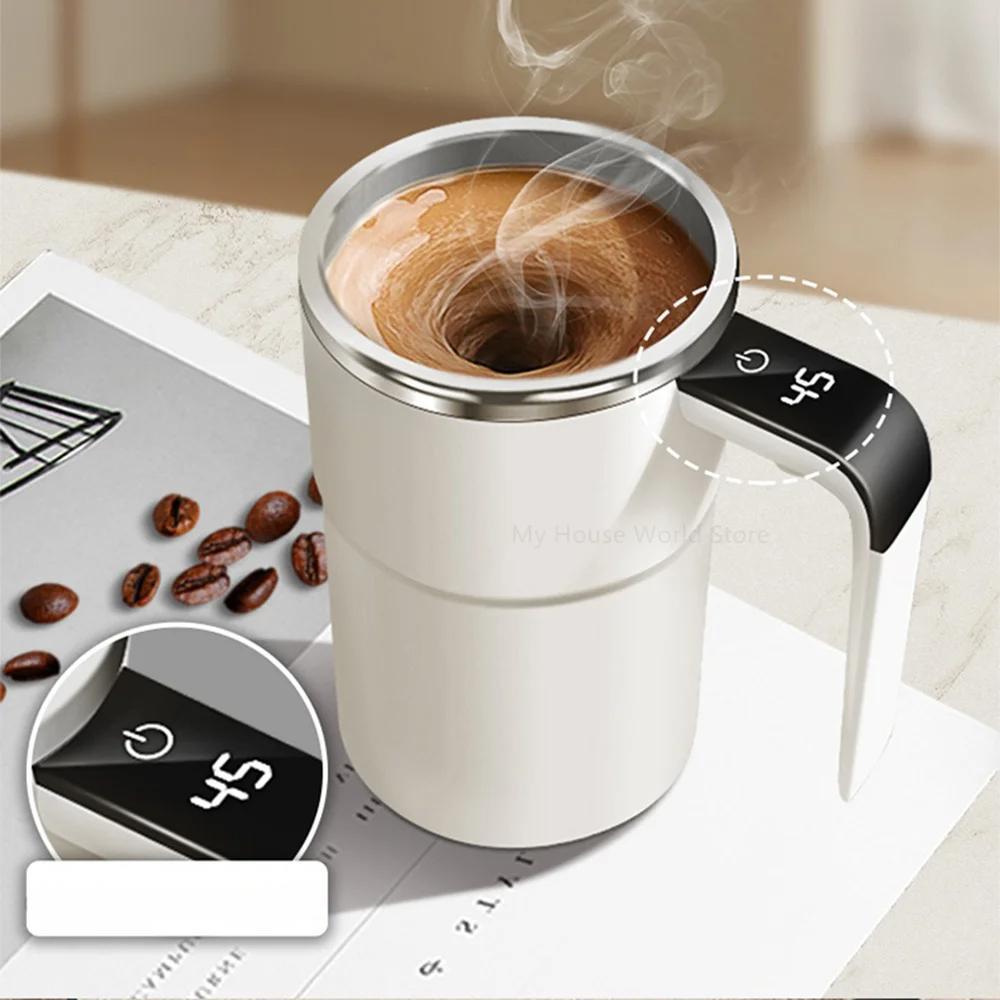 Tasse à café rechargeable à mélange automatique