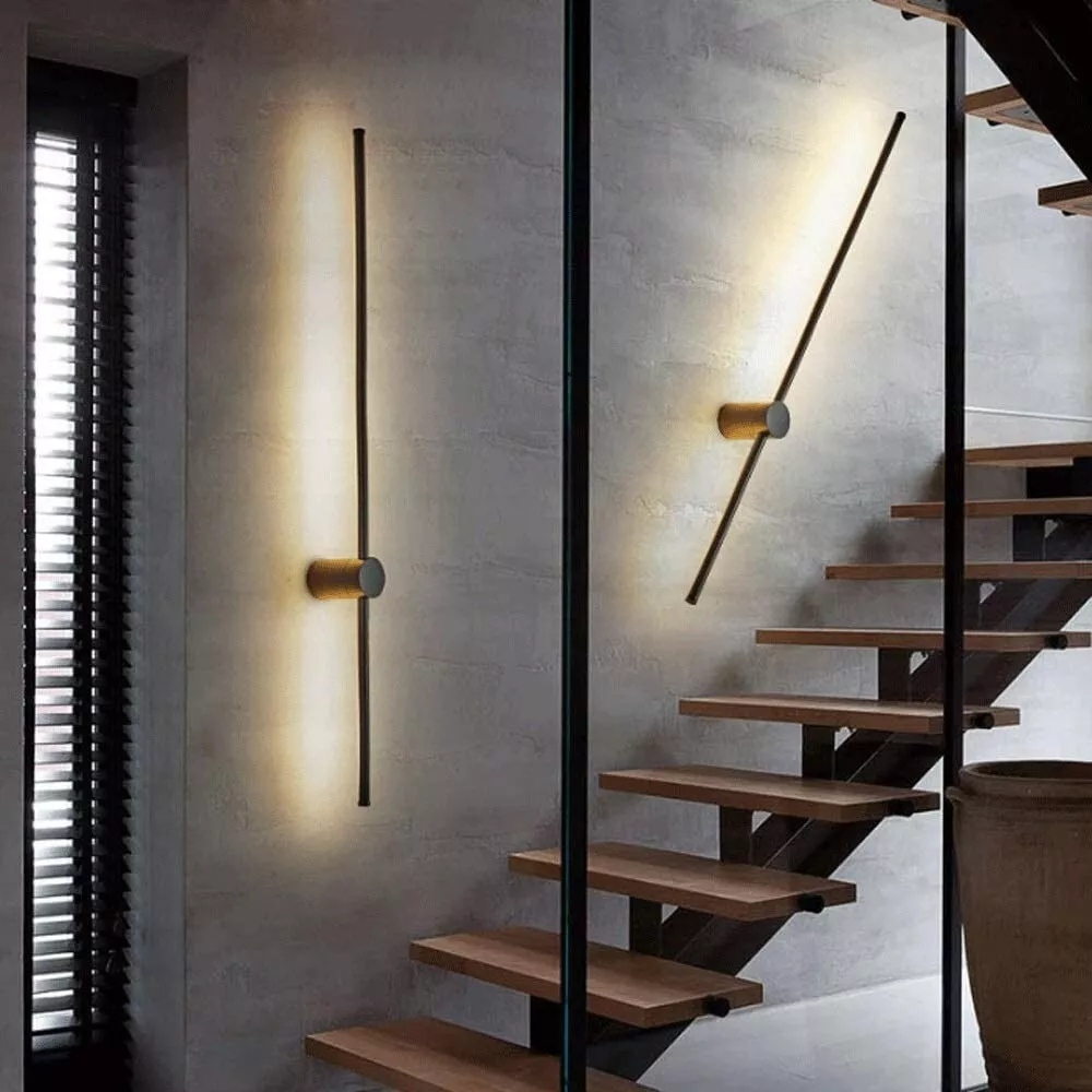 Lampada da parete lineare minimalista a LED per esterni