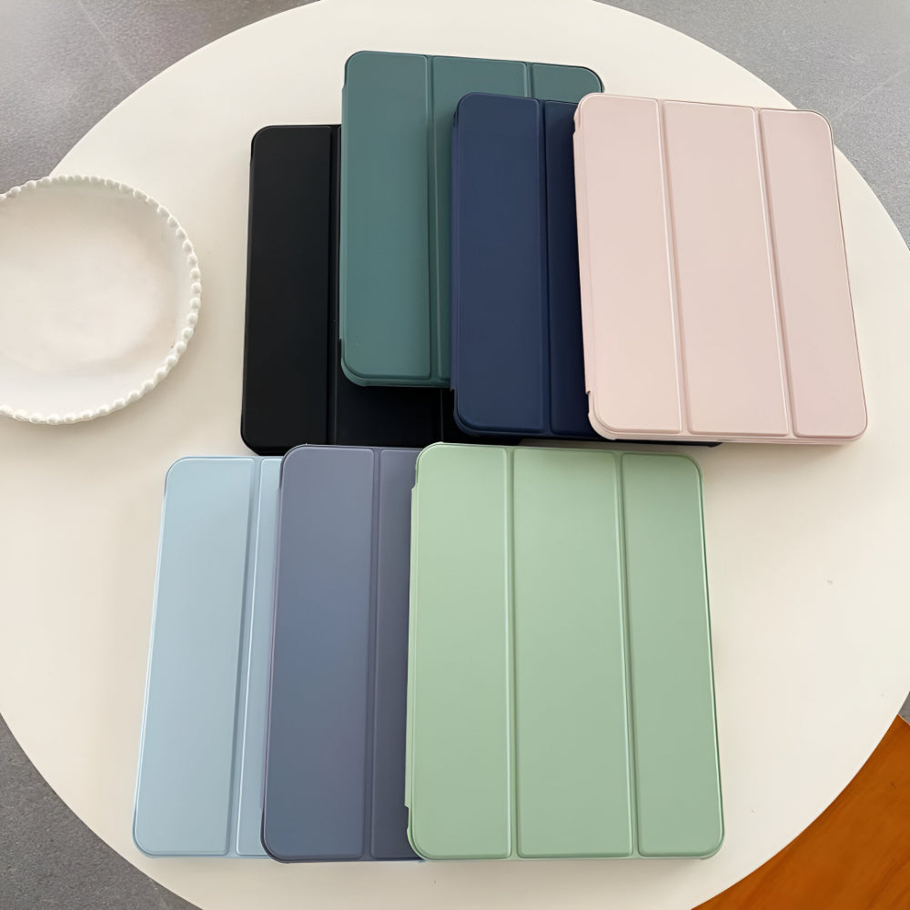Funda protectora plegable en tres partes para tablet