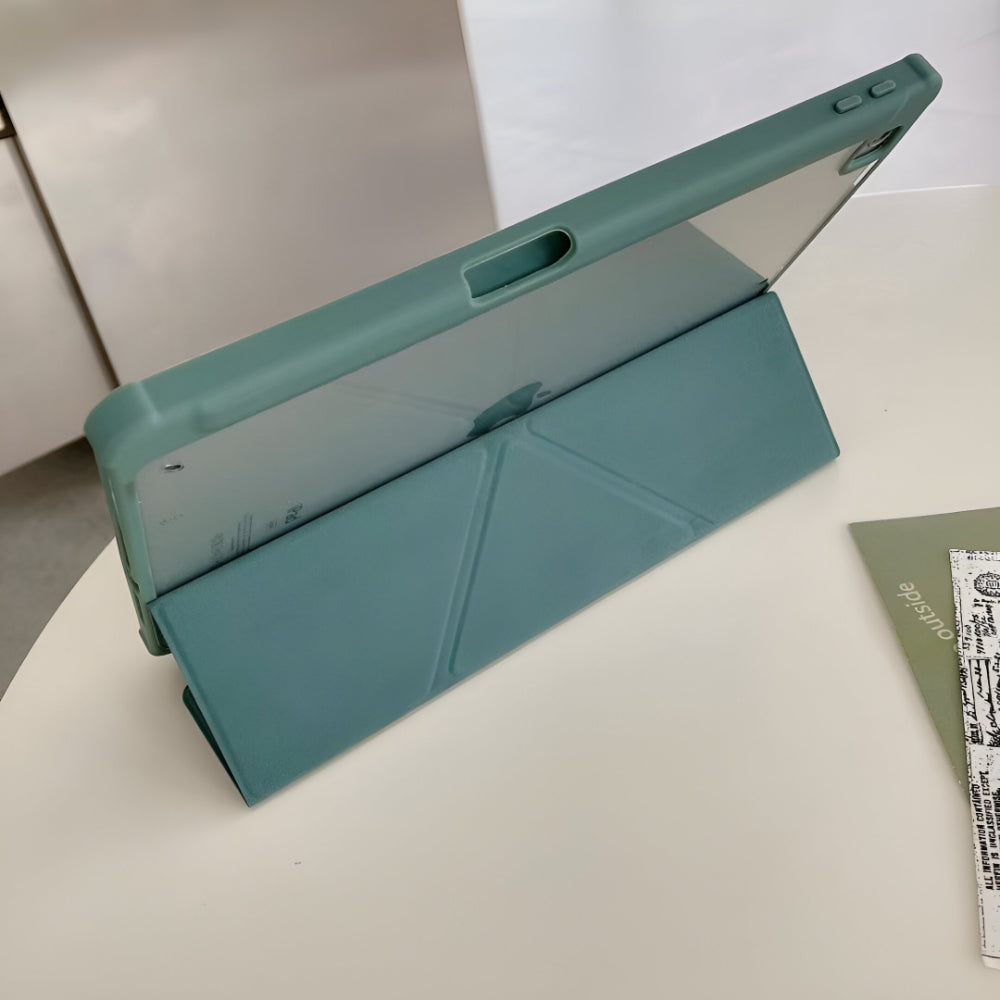 Funda protectora plegable en tres partes para tablet