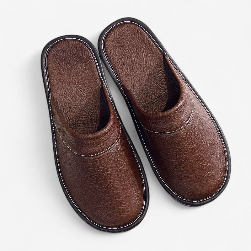 Pantofole da interno antiscivolo con texture