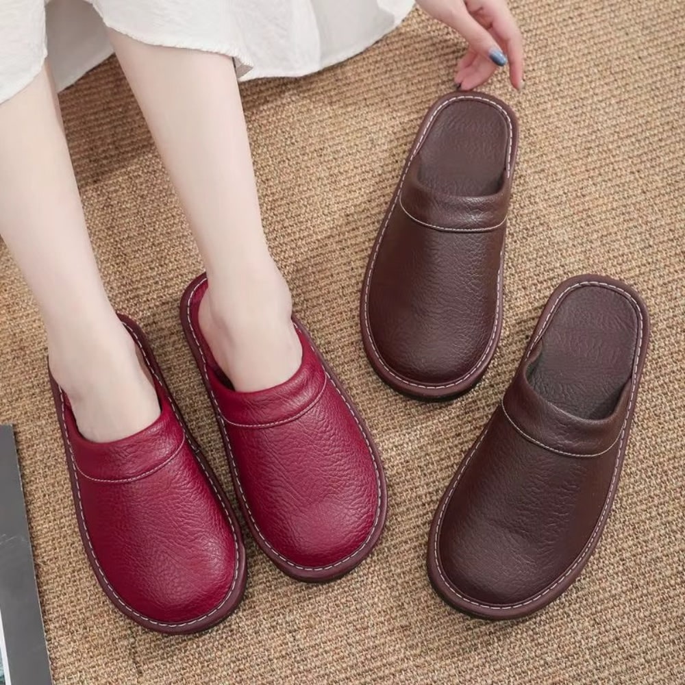 Pantofole da interno antiscivolo con texture