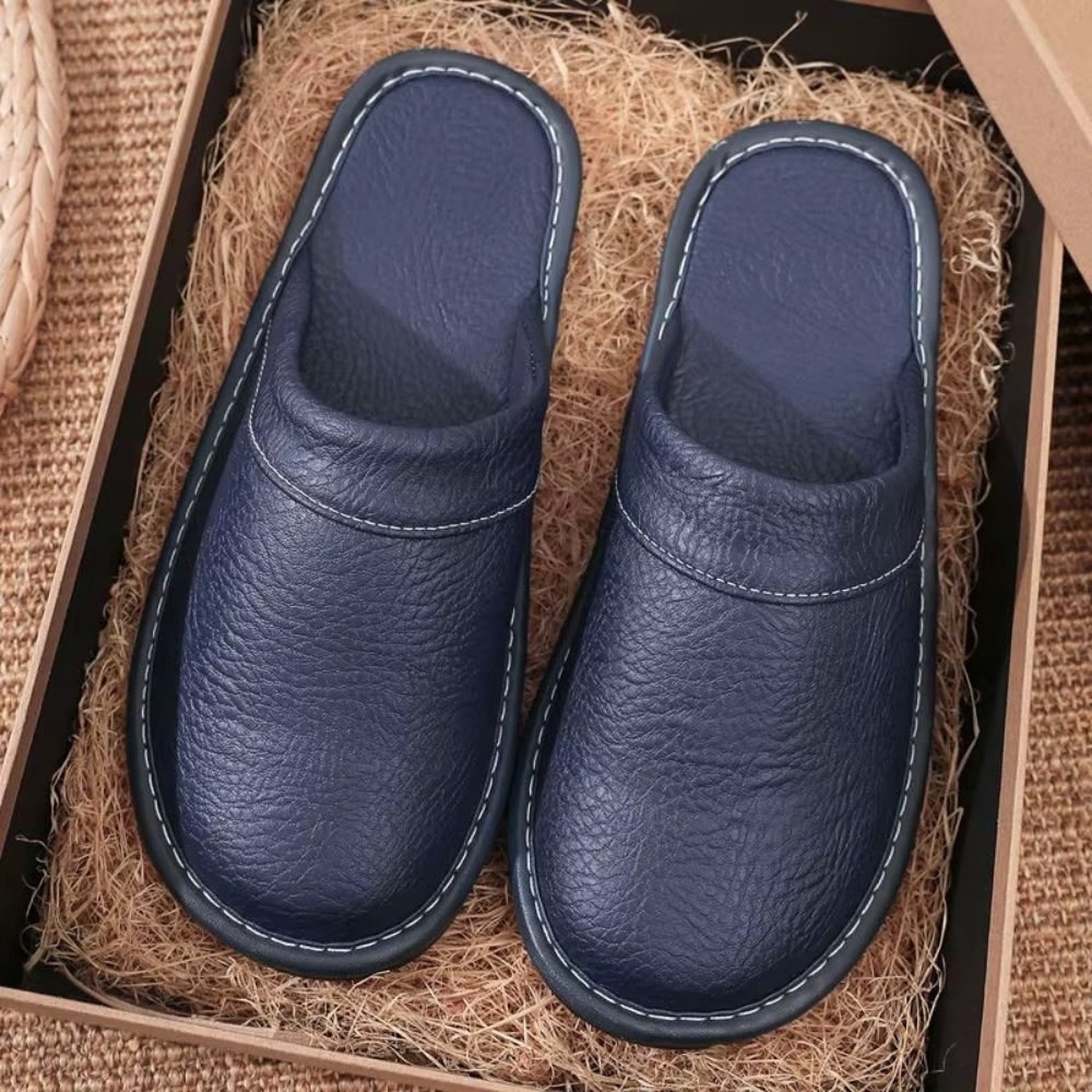 Pantofole da interno antiscivolo con texture