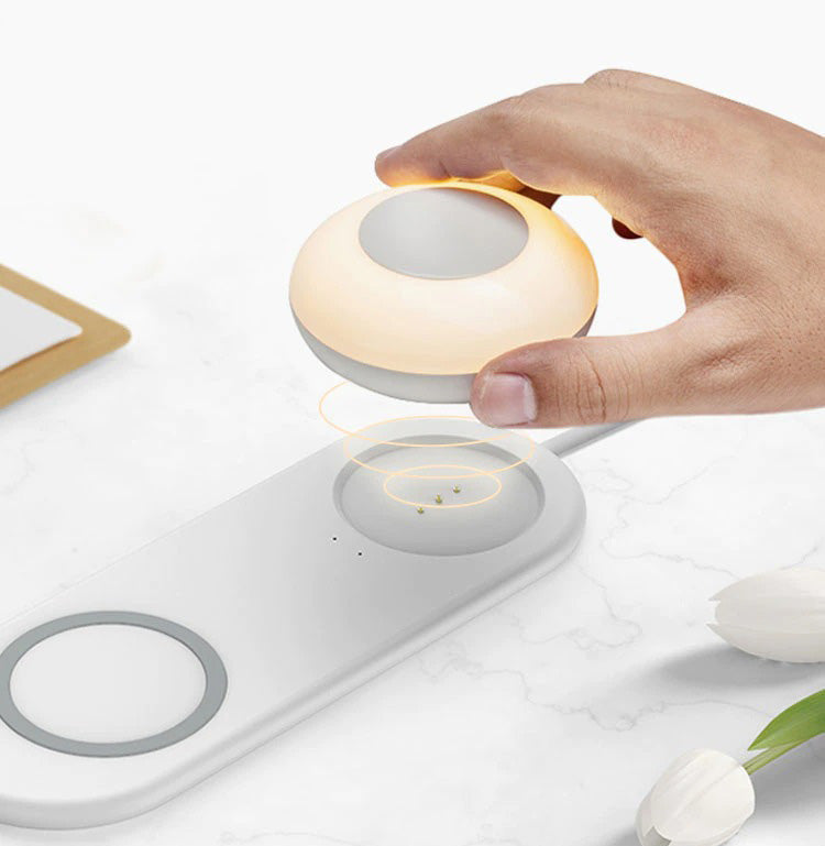 Magnetisk LED-bordslampa med laddning