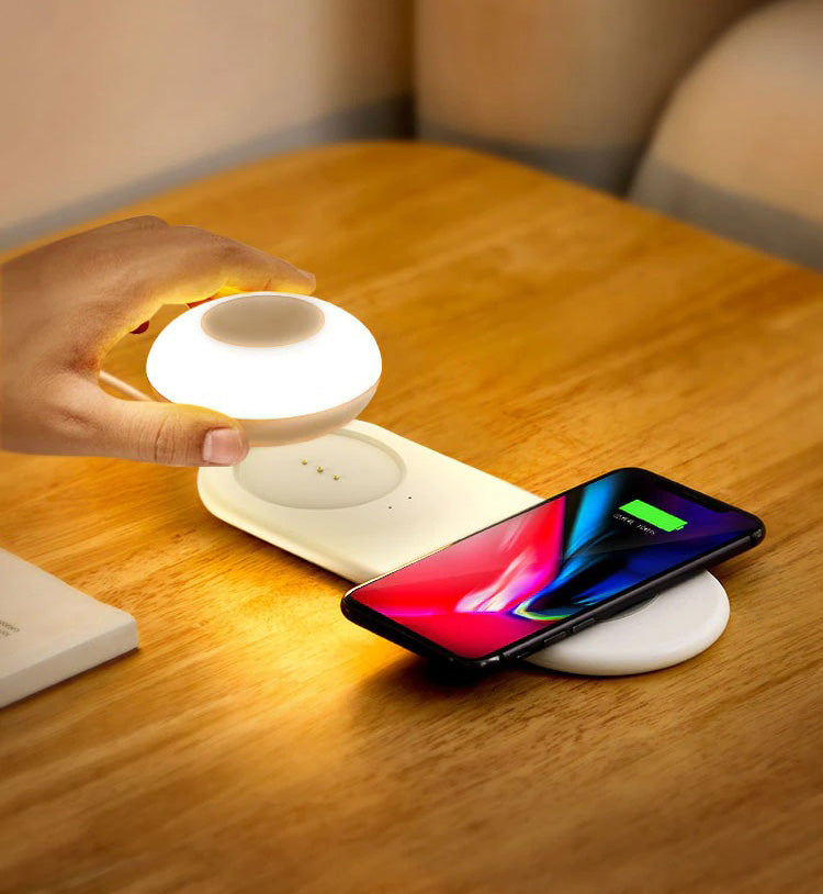Magnetisk LED-bordslampa med laddning