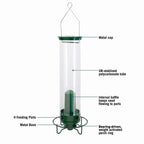 Squirrel Resistant Spinning Perch Hanging Bird Feeder
