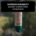 Squirrel Resistant Spinning Perch Hanging Bird Feeder