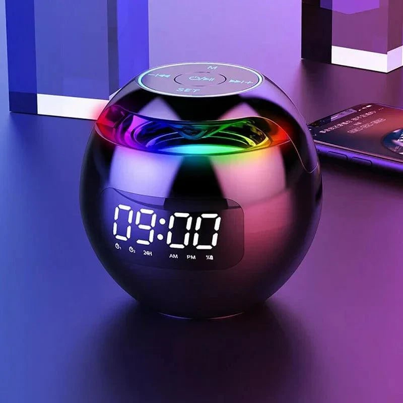 Despertador con lámpara de amanecer e iluminación RGB