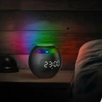 Despertador con lámpara de amanecer e iluminación RGB
