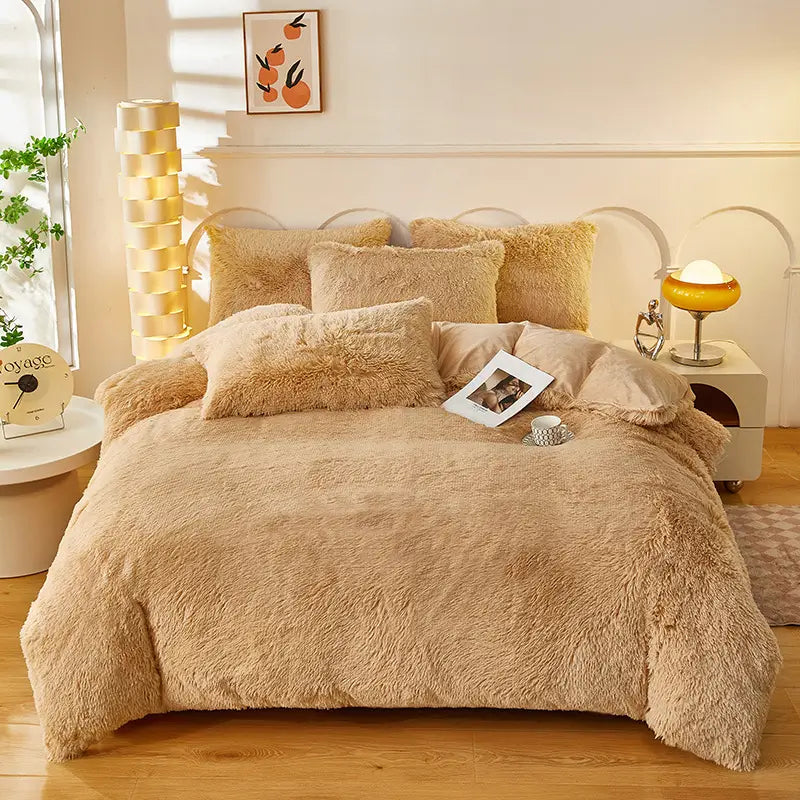 Sengetøjssæt i teddyfleece