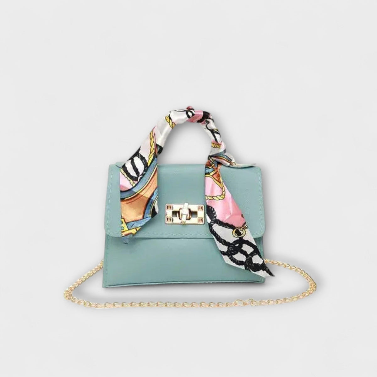 Crossbody-taske med tørklædehank til kvinder