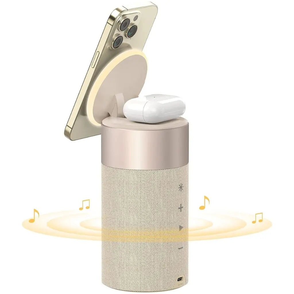 Altavoz Bluetooth PowerAudio con cargador inalámbrico magnético