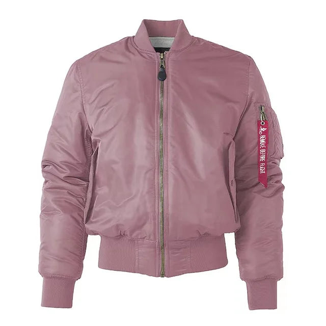Men's Classic Zip-Up Bomber Jacket