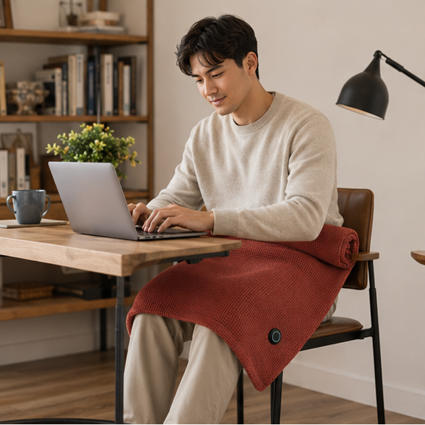 Coperta indossabile riscaldata USB
