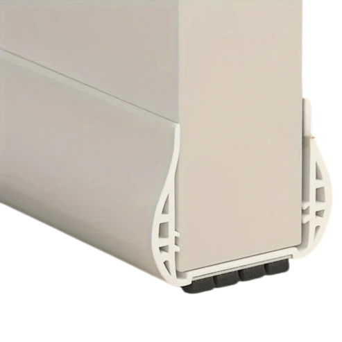 Adjustable Under-Door Seal with Brush and Draft Protection