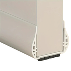 Adjustable Under-Door Seal with Brush and Draft Protection