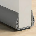 Adjustable Under-Door Seal with Brush and Draft Protection