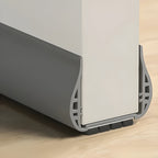 Adjustable Under-Door Seal with Brush and Draft Protection