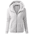 Women's Sherpa Fleece Hooded Jacket