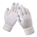 Textured Knit Winter Gloves