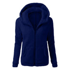 Women's Sherpa Fleece Hooded Jacket