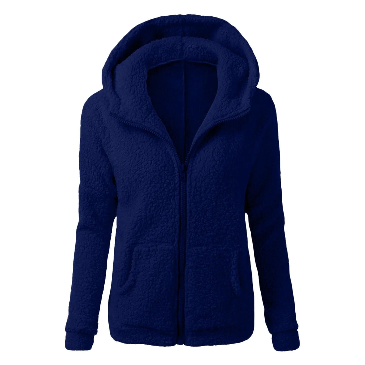 Women's Sherpa Fleece Hooded Jacket