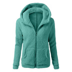 Women's Sherpa Fleece Hooded Jacket