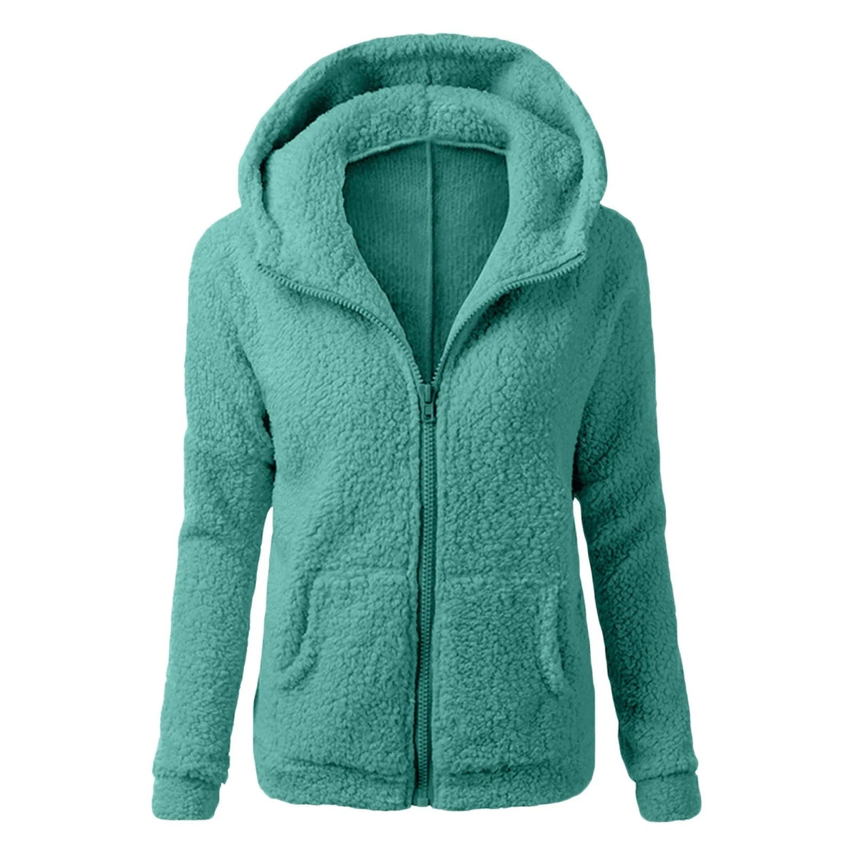 Women's Sherpa Fleece Hooded Jacket