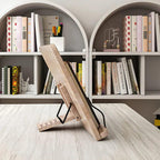 Pupitre de lecture en bois avec supports de pages