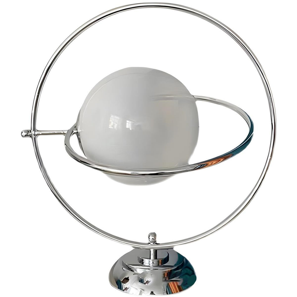 Lampa stołowa LED z obracającym się globusem