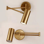 Aplique de pared con brazo oscilante ajustable