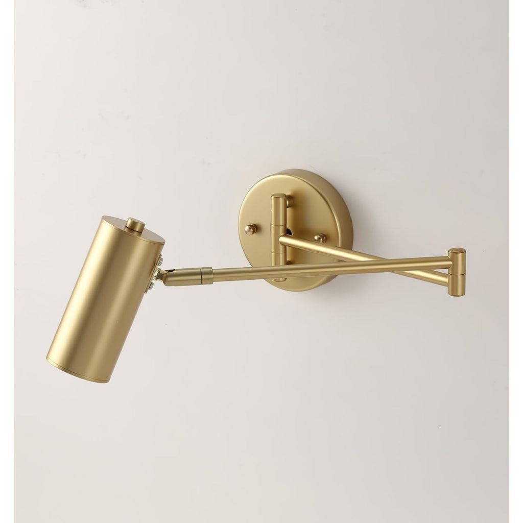 Aplique de pared con brazo oscilante ajustable