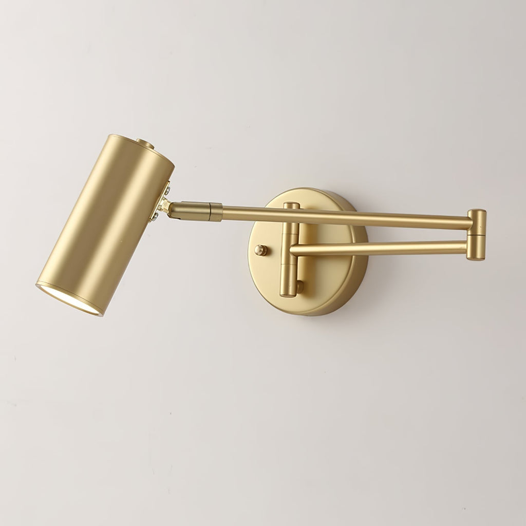 Aplique de pared con brazo oscilante ajustable