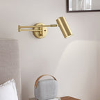 Aplique de pared con brazo oscilante ajustable