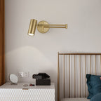 Aplique de pared con brazo oscilante ajustable