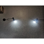 Aplique de pared con brazo oscilante ajustable