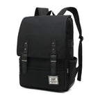 Classic Backpack with Flap and Buckle Details