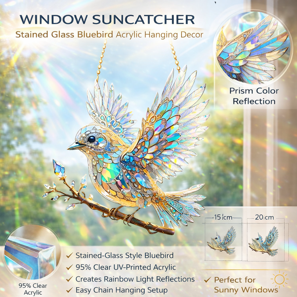 Stained-Glass Style Window Suncatcher