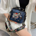 Sac à bandoulière pour femmes avec motif éléphant