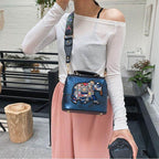 Sac à bandoulière pour femmes avec motif éléphant