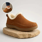 Chaussures d’hiver confortables pour femmes, doublées de fausse fourrure