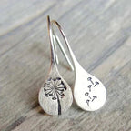 Women’s Dandelion Teardrop Earrings