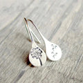 Women’s Dandelion Teardrop Earrings