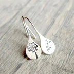 Women’s Dandelion Teardrop Earrings