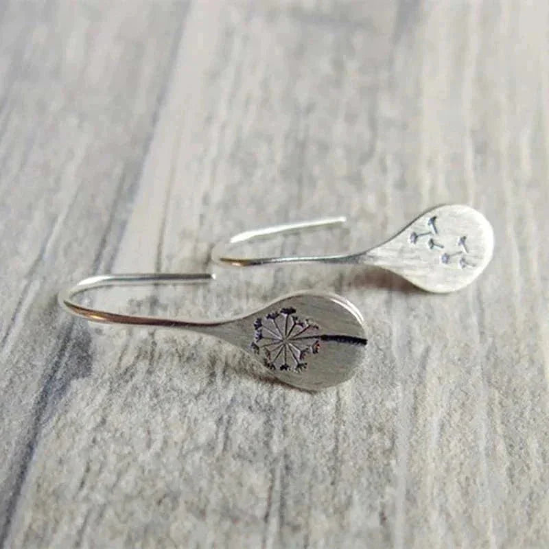 Women’s Dandelion Teardrop Earrings