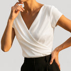 Women’s Elegant Wrap Blouse
