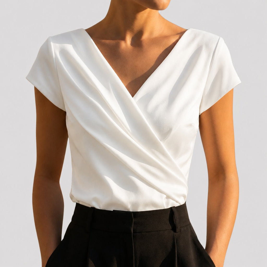 Women’s Elegant Wrap Blouse