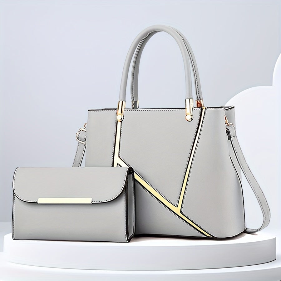 Ensemble de sacs à main pour femme avec pochette assortie