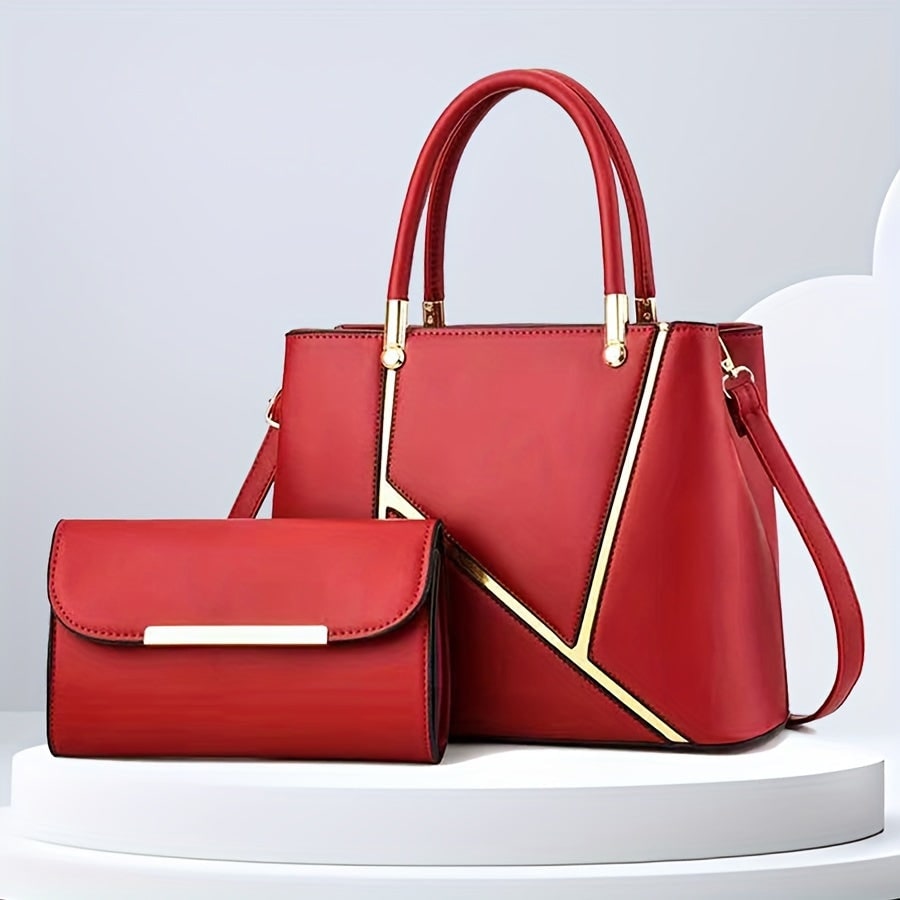 Ensemble de sacs à main pour femme avec pochette assortie